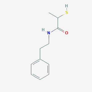 N-(2-Phenylethyl)-2-sulfanylpropanamide