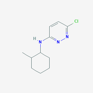 molecular formula C11H16ClN3 B1461828 6-chloro-N-(2-methylcyclohexyl)pyridazin-3-amine CAS No. 1036614-01-3