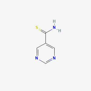 molecular formula C5H5N3S B1461830 Pyrimidine-5-carbothioamide CAS No. 88891-75-2