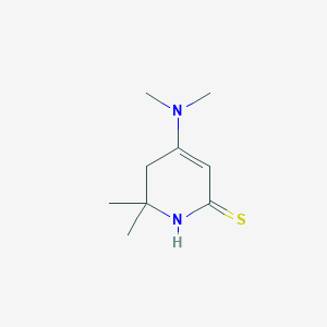 2(1H)-Pyridinethione, 4-(dimethylamino)-5,6-dihydro-6,6-dimethyl-