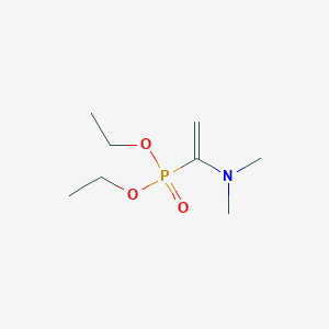 molecular formula C8H18NO3P B14618310 Diethyl [1-(dimethylamino)ethenyl]phosphonate CAS No. 56919-77-8