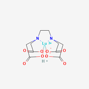 molecular formula C10H13LuN2O8 B14618314 Lutetium edetate CAS No. 60502-30-9