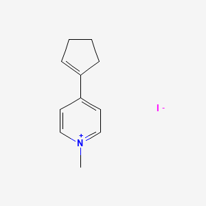 4-(Cyclopent-1-en-1-yl)-1-methylpyridin-1-ium iodide