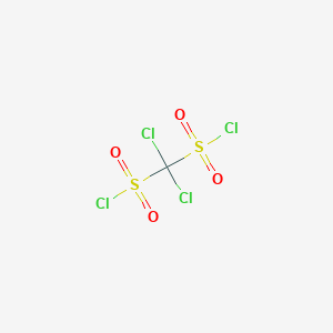 molecular formula CCl4O4S2 B14618336 Dichloromethanedisulfonyl dichloride CAS No. 60812-39-7