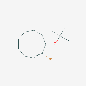 molecular formula C13H23BrO B14618362 1-Bromo-9-tert-butoxycyclonon-1-ene CAS No. 60996-44-3