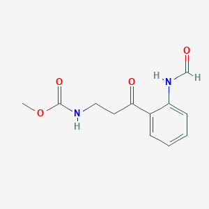 Methyl [3-(2-formamidophenyl)-3-oxopropyl]carbamate