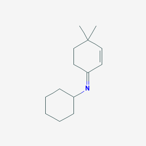 (1E)-N-Cyclohexyl-4,4-dimethylcyclohex-2-en-1-imine