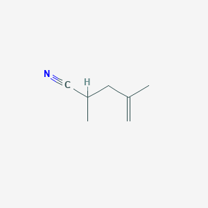 molecular formula C7H11N B14618425 2,4-Dimethylpent-4-enenitrile CAS No. 57402-44-5