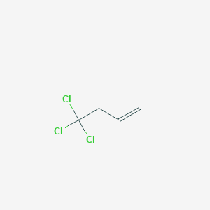 molecular formula C5H7Cl3 B14618516 4,4,4-Trichloro-3-methylbut-1-ene CAS No. 57082-94-7