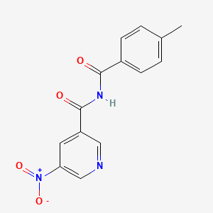 N-(4-Methylbenzoyl)-5-nitropyridine-3-carboxamide