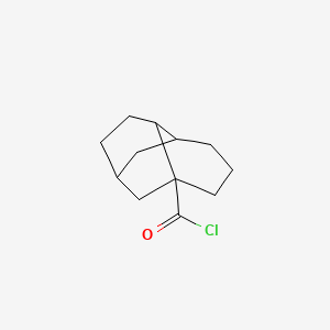 molecular formula C12H17ClO B14618546 Octahydro-1,6-methanonaphthalene-1(2H)-carbonyl chloride CAS No. 57386-97-7