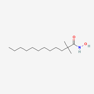 N-Hydroxy-2,2-dimethyldodecanamide