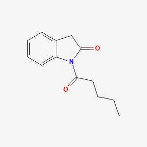 2-Indolinone, 1-valeryl-