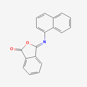 molecular formula C18H11NO2 B14618576 (3Z)-3-[(Naphthalen-1-yl)imino]-2-benzofuran-1(3H)-one CAS No. 59259-86-8