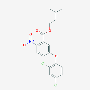 3-Methylbutyl 5-(2,4-dichlorophenoxy)-2-nitrobenzoate