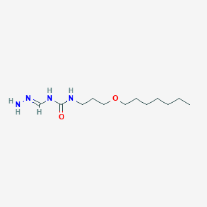 1-(3-heptoxypropyl)-3-[(E)-hydrazinylidenemethyl]urea