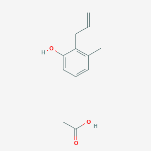 Acetic acid;3-methyl-2-prop-2-enylphenol