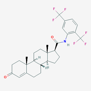 (17b)-N-[2,5-Bis(trifluoromethyl)phenyl]-3-oxo-androst-4-ene-17-carboxamide