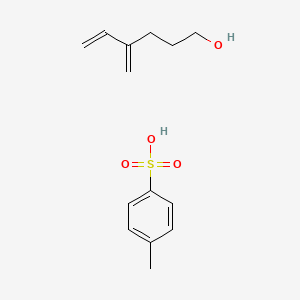 4-Methylbenzenesulfonic acid;4-methylidenehex-5-en-1-ol