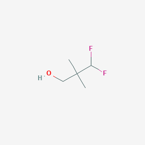 molecular formula C5H10F2O B1461864 3,3-Difluoro-2,2-dimethylpropan-1-ol CAS No. 2098097-57-3