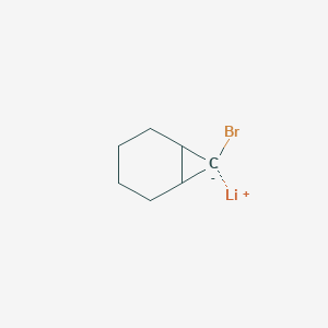 molecular formula C7H10BrLi B14618647 Lithium 7-bromobicyclo[4.1.0]heptan-7-ide CAS No. 57640-05-8