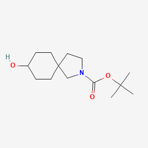 molecular formula C14H25NO3 B1461866 Tert-butyl 8-hydroxy-2-azaspiro[4.5]decane-2-carboxylate CAS No. 1341036-10-9