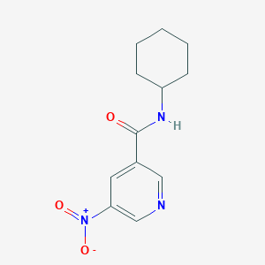 N-Cyclohexyl-5-nitropyridine-3-carboxamide