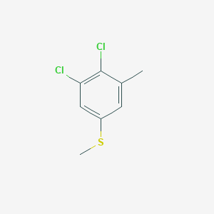 molecular formula C8H8Cl2S B1461867 3,4-Dichloro-5-methylthioanisole CAS No. 1803845-62-6