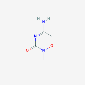 5-amino-2-methyl-6H-1,2,4-oxadiazin-3-one