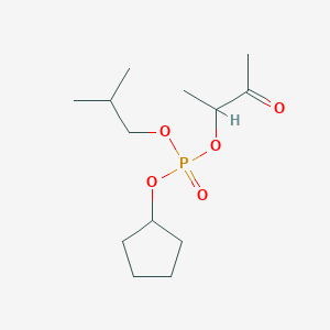 Cyclopentyl 2-methylpropyl 3-oxobutan-2-yl phosphate