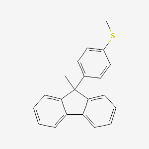 9-Methyl-9-[4-(methylsulfanyl)phenyl]-9H-fluorene