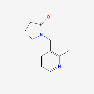 2-Pyrrolidinone, 1-[(2-methyl-3-pyridinyl)methyl]-