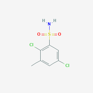 molecular formula C7H7Cl2NO2S B1461872 2,5-Dichloro-3-methylbenzenesulfonamide CAS No. 1803812-69-2