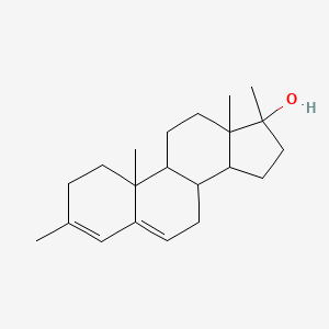 molecular formula C21H32O B14618773 3,17-Dimethylandrosta-3,5-dien-17-ol CAS No. 60397-49-1