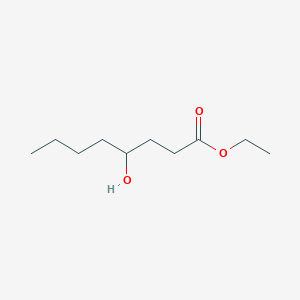 molecular formula C10H20O3 B14618796 Ethyl 4-hydroxyoctanoate CAS No. 57753-66-9