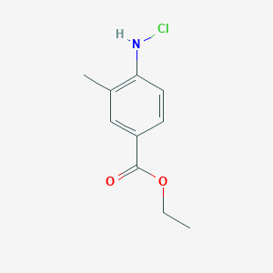 Ethyl 4-(chloroamino)-3-methylbenzoate