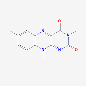 Benzo[g]pteridine-2,4(3H,10H)-dione, 3,7,10-trimethyl-