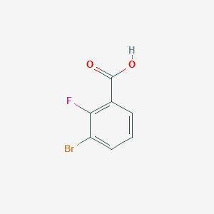 B146189 3-Bromo-2-fluorobenzoic acid CAS No. 161957-56-8