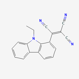 (9-Ethyl-9H-carbazol-1-yl)ethene-1,1,2-tricarbonitrile