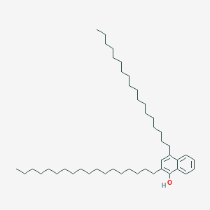 molecular formula C46H80O B14618927 2,4-Dioctadecylnaphthalen-1-OL CAS No. 57999-36-7