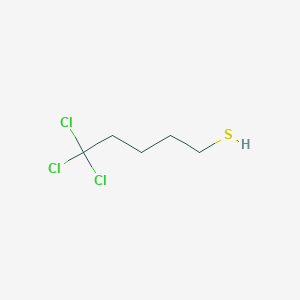 5,5,5-Trichloropentane-1-thiol