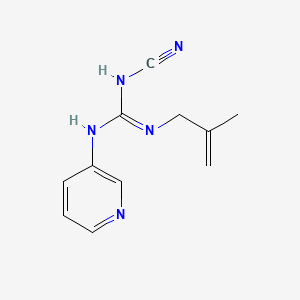 Guanidine, 2-cyano-1-(2-methylallyl)-3-(3-pyridyl)-