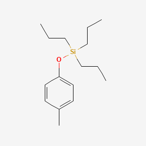 molecular formula C16H28OSi B14618990 (4-Methylphenoxy)(tripropyl)silane CAS No. 59646-06-9