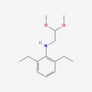 N-(2,2-Dimethoxyethyl)-2,6-diethylaniline