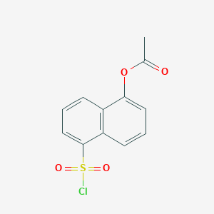 5-(Chlorosulfonyl)naphthalen-1-yl acetate