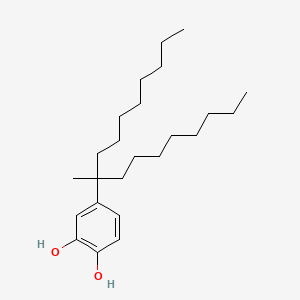 4-(9-Methylheptadecan-9-YL)benzene-1,2-diol