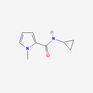 molecular formula C9H12N2O B1461914 N-Cyclopropyl-1-methyl-1H-pyrrole-2-carboxamide CAS No. 713519-97-2