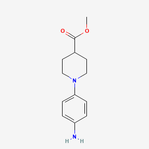molecular formula C13H18N2O2 B1461918 Methyl 1-(4-aminophenyl)piperidine-4-carboxylate CAS No. 471938-27-9