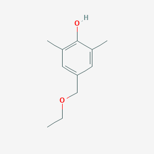 molecular formula C11H16O2 B14619189 4-(Ethoxymethyl)-2,6-dimethylphenol CAS No. 58661-27-1