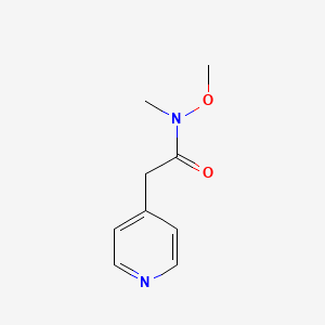 B1461922 N-methoxy-N-methyl-2-(pyridin-4-yl)acetamide CAS No. 1202801-25-9